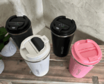 Insulated Stainless Coffee Cup - Image 