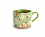 Colorful Floral Coffee Mug - Image 