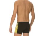 Arena Men Training Swimwear Short Drafty Black Yellow Star - Image 