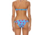 Arena Women Beachwear Bandeau Big Dots Turquoise Agata Violet - Image 