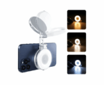 Magnetic Selfie Lamp Plus Mirror Plus Phone Stand - Image 