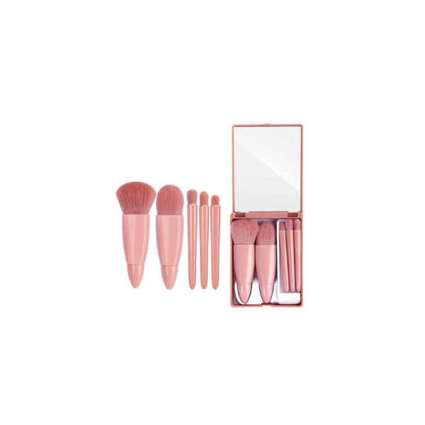 Makeup Brush Set Mirror