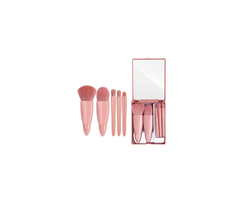 406 Makeup Brush Set Mirror - Image 1