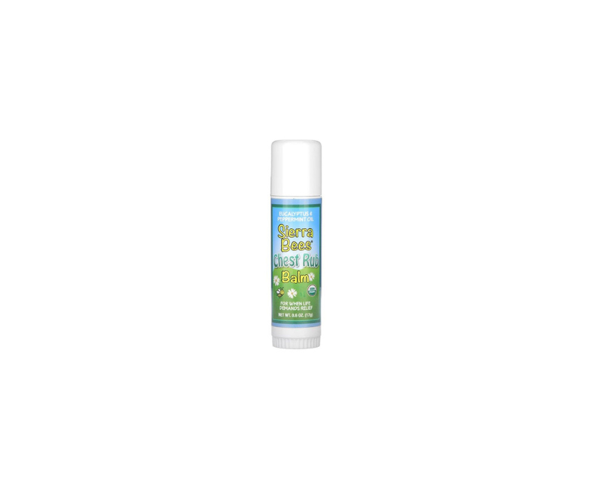 408 Chest Rub Eucalyptus Balm Stick Sierra Bees - Image 1
