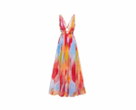 Happy Voile High Slit ResortLong Dress - Image 