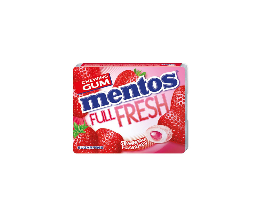 440 Pure Fresh Strawberry Gum Mentos - Image 1