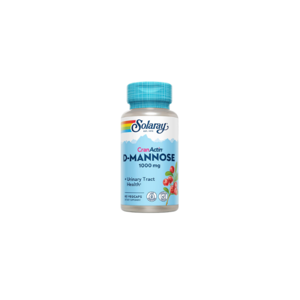 D Mannose 1000Mg + Cranberry 400Mg Vegcaps Solaray