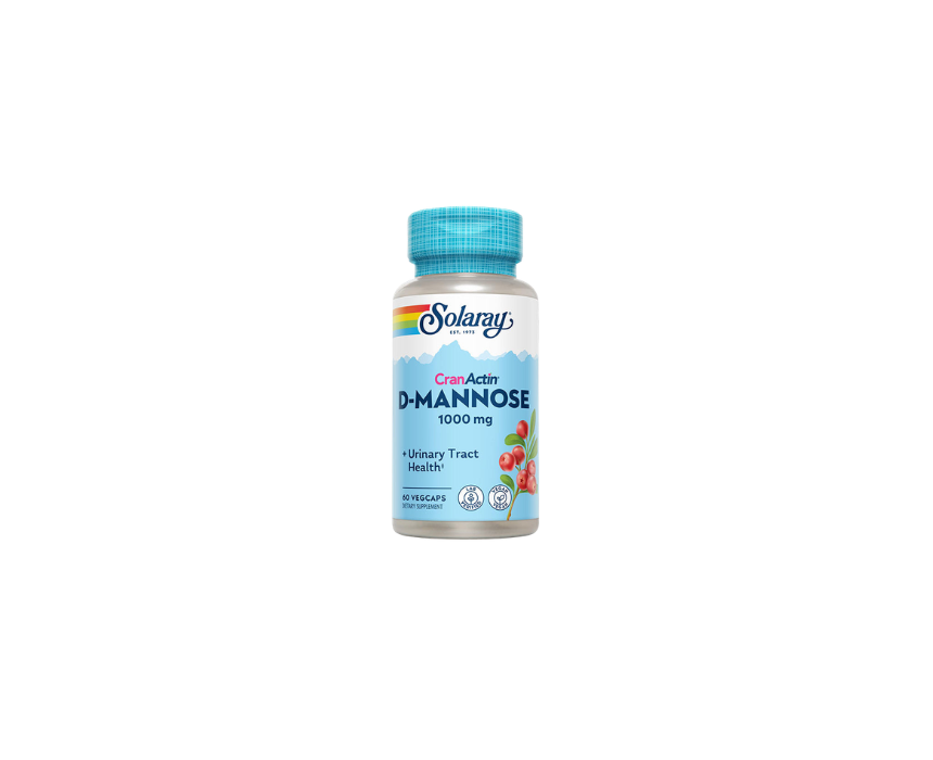 443 D Mannose 1000Mg + Cranberry 400Mg Vegcaps Solaray - Image 1