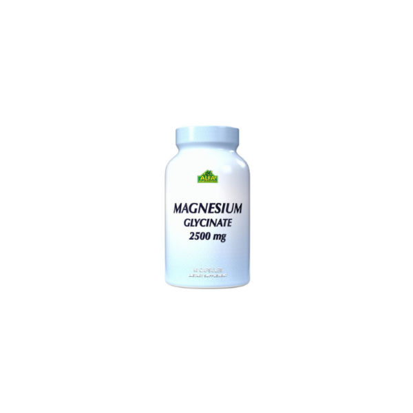Magnesium Glycinate 2500Mg Capsules Alfa Vitamins