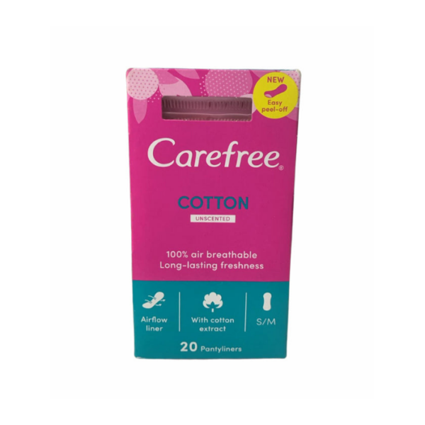Cotton Unscented Pantyliners Carefree