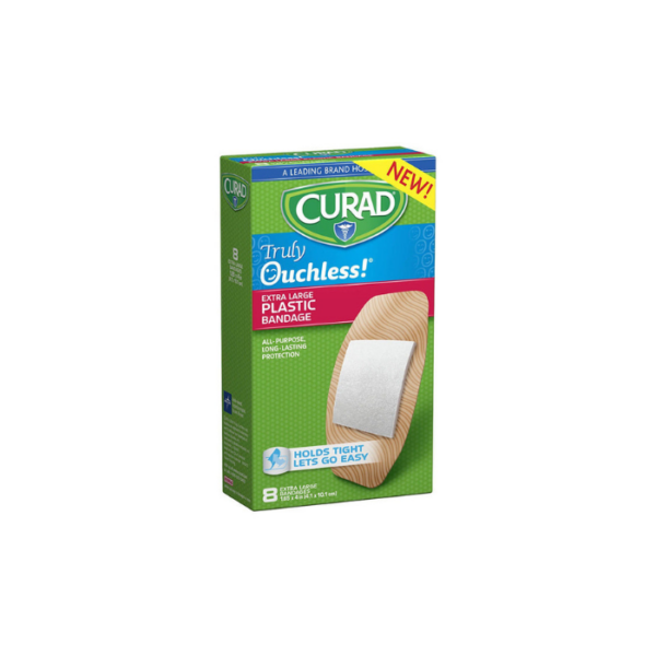 Plaster Truly Ouchless Plastic XL Curad