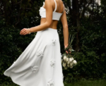 Long Crepe Skirt - Image 