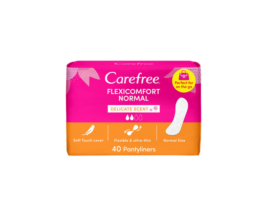 496 Flexi Comfort Cotton Pantyliners Carefree - Image 1