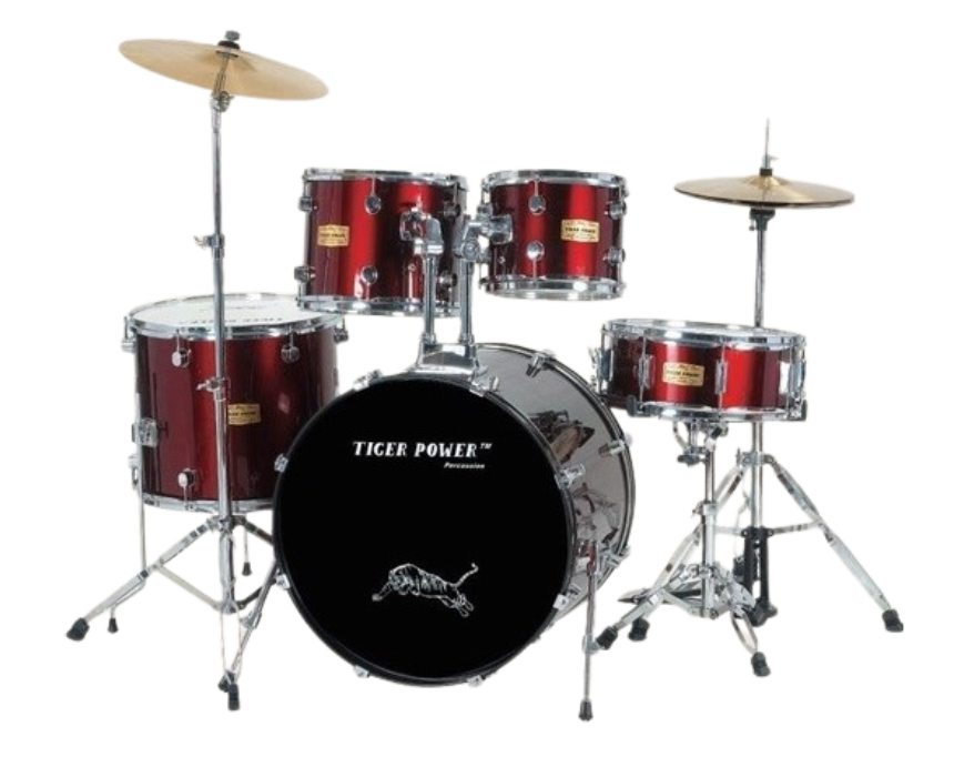 5 Tiger Power Drum Set - Image 1