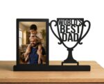 World's Best Dad Trophy Photo Frame - Image 