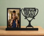 World's Best Dad Trophy Photo Frame - Image 