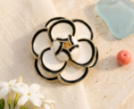 Camellia Flower Brooch - Image 