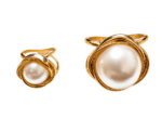 Classic Pearl Scarf Ring - Image 