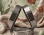 Women Silver Scarf Ring - Image 