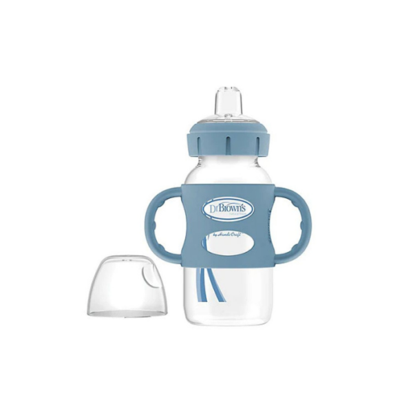 Sippy Bottle With Handles Blue Dr Brown’s