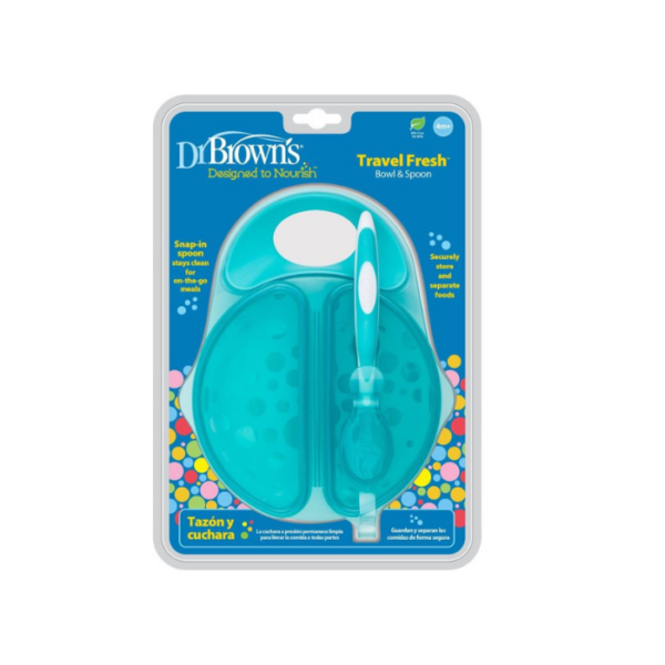 Travel Fresh Bowl & Spoon Dr Brown’s