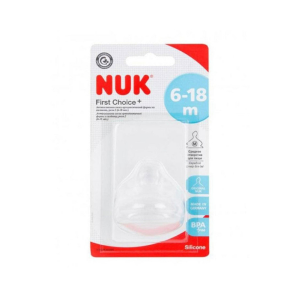 Teat Medium Flow 6-18M Nuk