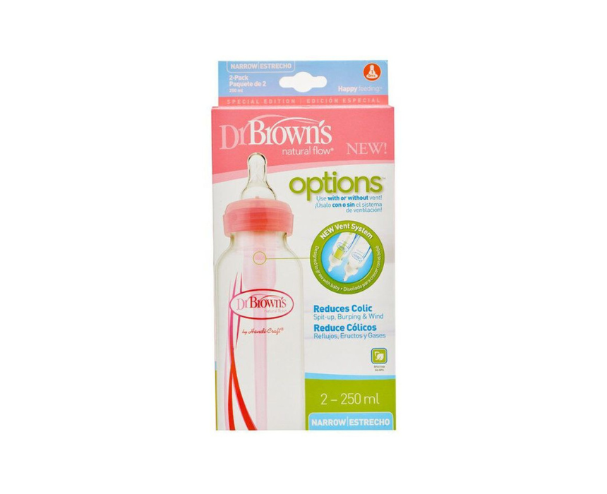 537 Anti‑Colic Bottle Pink Dr Brown’s - Image 1