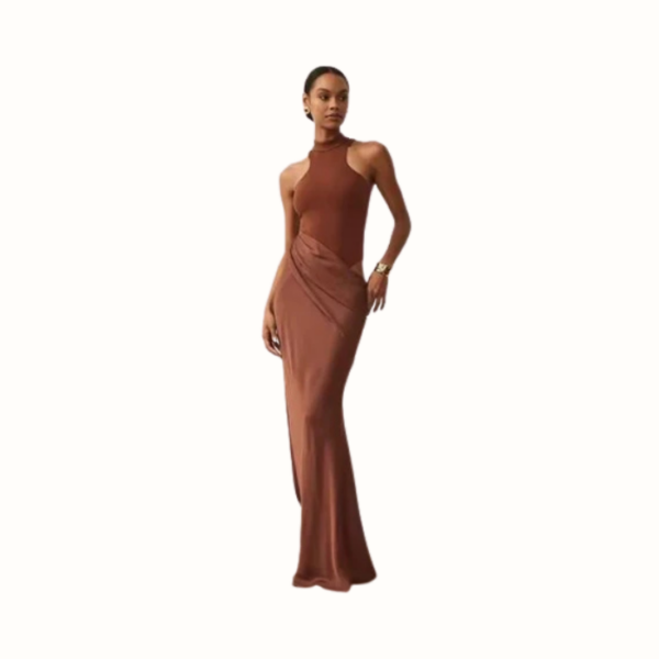 NYC Long Satin Dress