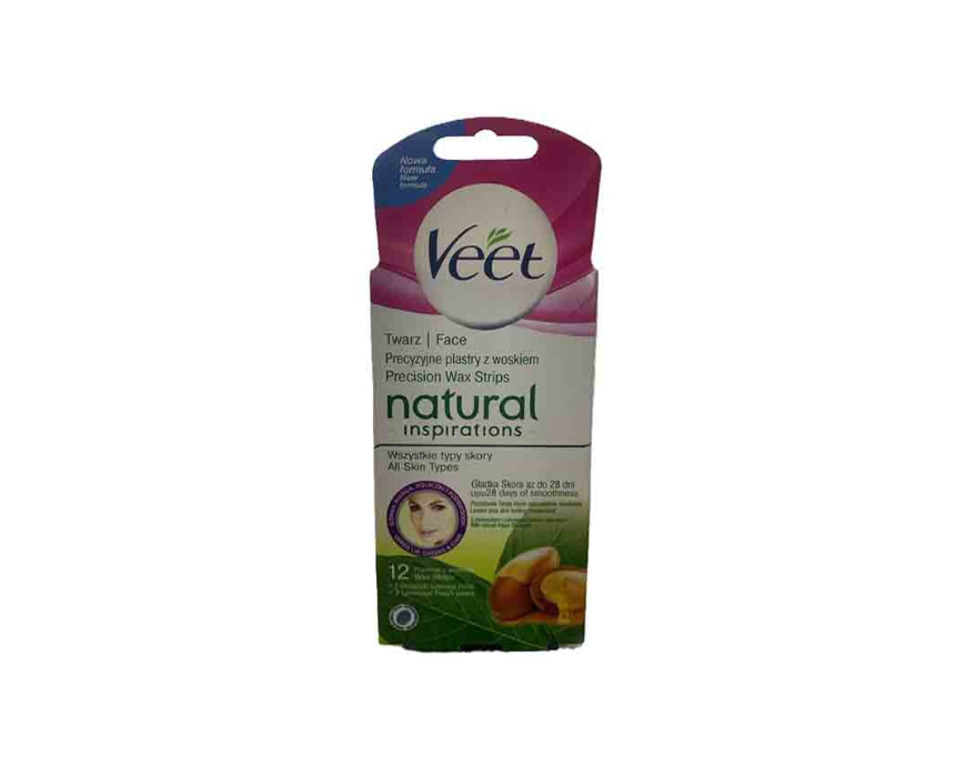 571 Face Wax Strips Natural Veet - Image 1
