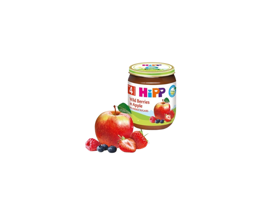 586 Baby Food Wild Berries Apple Hipp - Image 1
