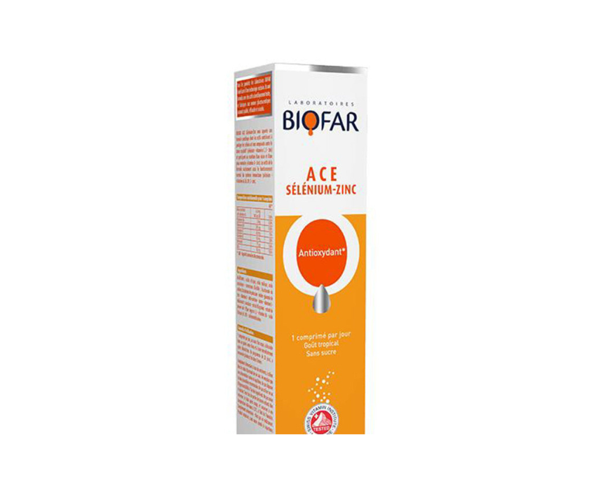586 Dietary Supplement Biofar Ace + Selenium Zinc Effervescent - Image 1