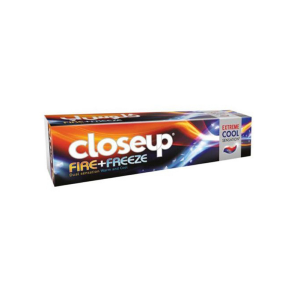 Toothpaste Fire Freeze Close Up