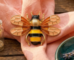 Honey Bee Statement Brooch - Image 