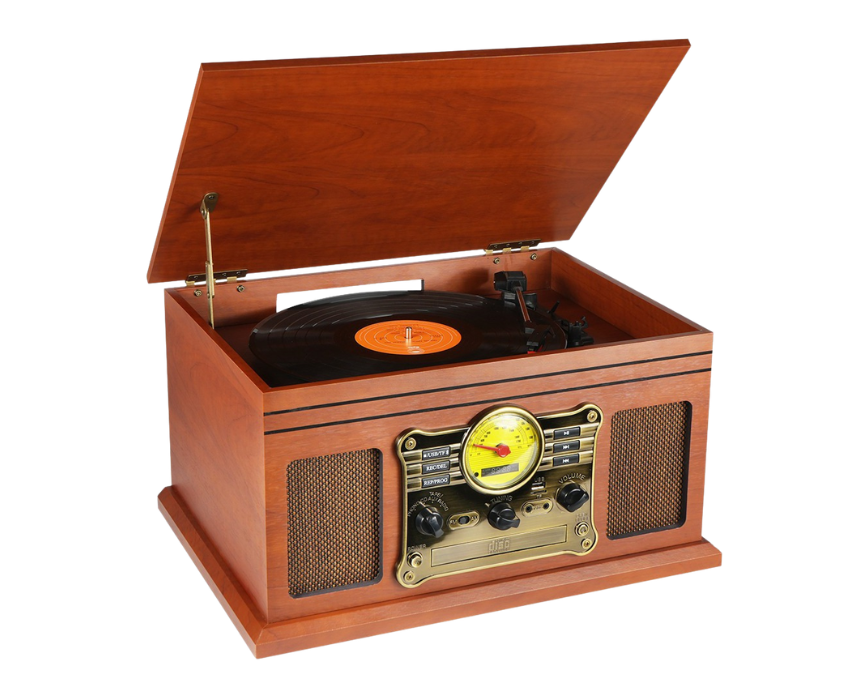 6 Prixton Turntable Retro Player - Image 1