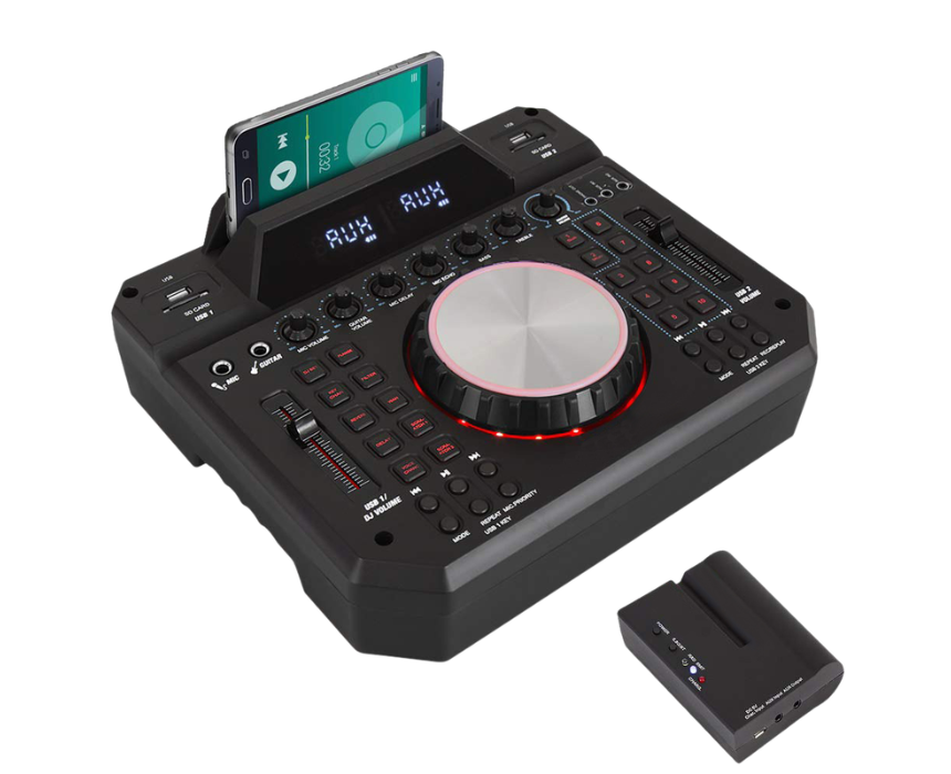 6 Conqueror DJ Mixer Wireless Speaker Transmitter - Image 1