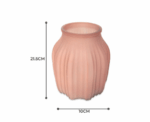 Matte Glass Flower Vase - Image 