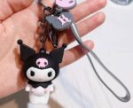 Kuromi 3D PVC Keychain - Image 
