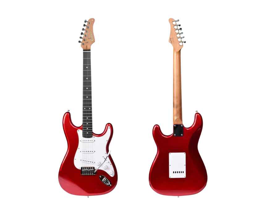 6 Tayste Electric Guitar MetalRed - Image 1