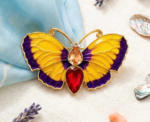 Sunset Butterfly Brooch - Image 