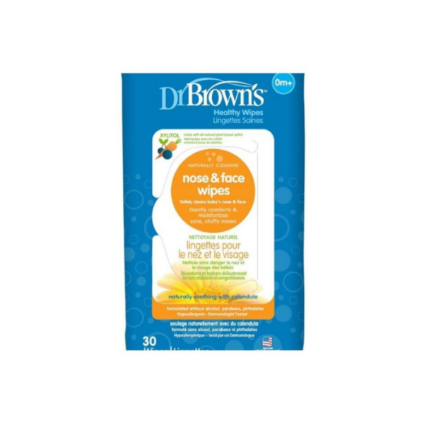 Nose & Face Wipes Dr Brown's