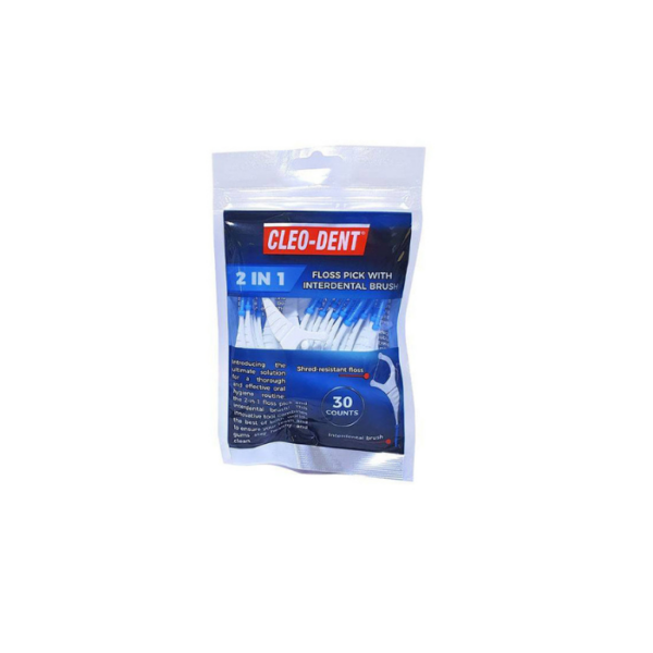 Floss Pick 2‑in‑1 Cleo Dent