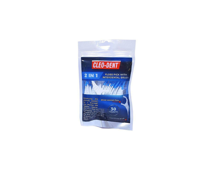 632 Floss Pick 2‑in‑1 Cleo Dent - Image 1