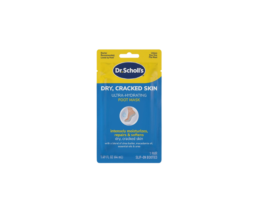 641 Foot Mask Hydrating Cracked Skin Dr Scholl's - Image 1