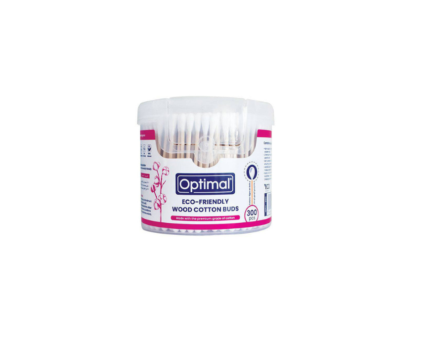 653 Cotton Buds Wood Optimal - Image 1
