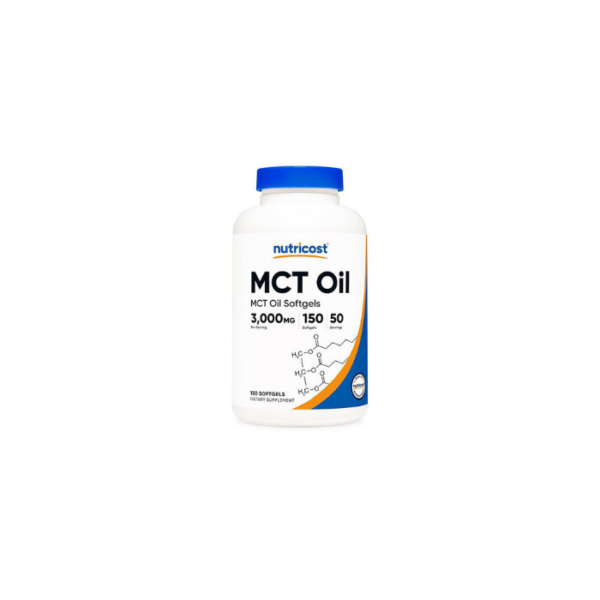 MCT Oil Softgels Nutricost