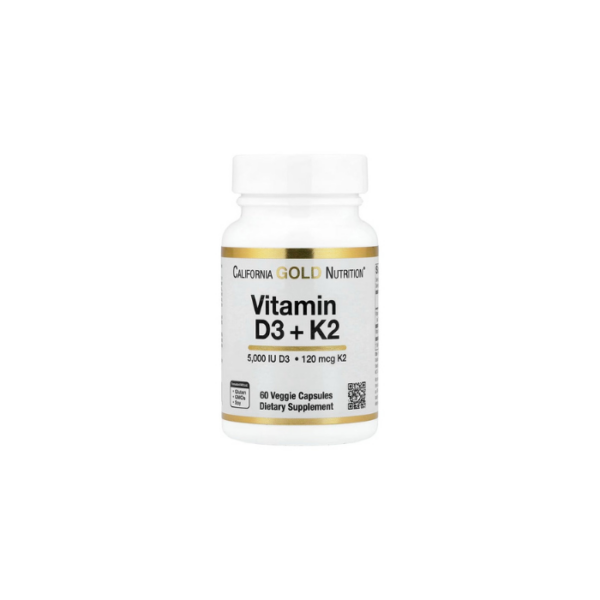 Vitamin D3 K2 Capsules California Gold