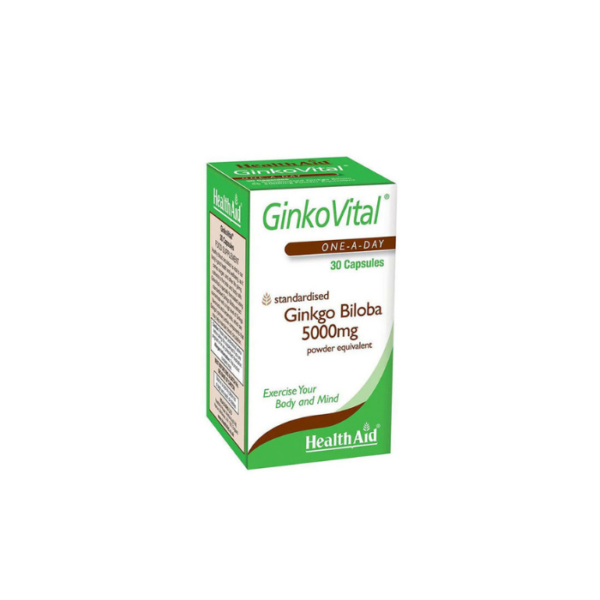 Ginkovital Capsules Ginkgo HealthAid