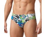 Arena Men Training Swimwear Manga White Multi Brief - Image 