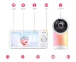 VTech 1080p Smart WiFi Baby Monitor with 5 Inch Display - Image 