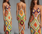 The Diva Crochet Long Cover Up - Image 